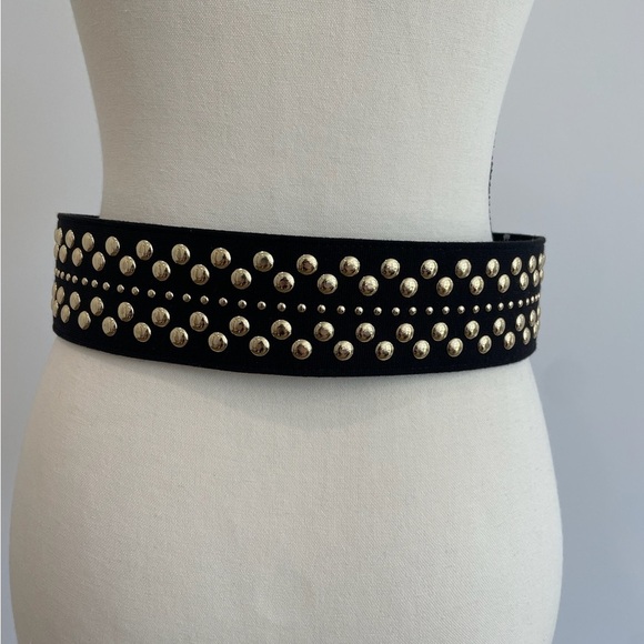 Black and Gold Studded Belt main image 9